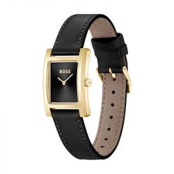 Montre femme boss lucy cuir noir 1502742 - montres-femme - edora - 2