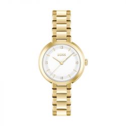 Montre femme hugo boss acier doré 1502758 - montres-femme - edora - 0