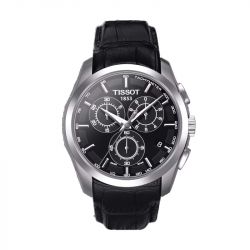 Montre homme chronograph tissot couturier cuir noir t0356171605100 - montres-homme - edora - 0