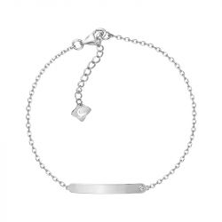 Bracelet femme gourmette la garçonne so addict États d'Âme argent 925/1000 et diamant 20300022 - bracelets-femme - edora - 0