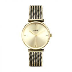 Montre femme cluse triomphe mesh acier doré cw10401 - montres-femme - edora - 0