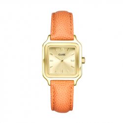 Montre femme cluse gracieuse petite cuir orange cw11808 - montres-femme - edora - 0