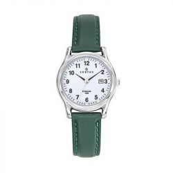 Montre femme certus acier cuir vert 644554 - montres-femme - edora - 0