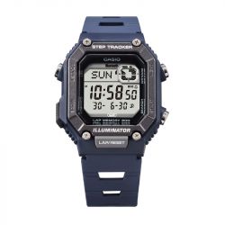 Montre homme casio digitale timeless silicone bleu ws-b1000-2avef  - montres-homme - edora - 0