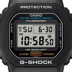 Montre homme digtale casio g-shock silicone noir dw-5600ue-1er  - montres-homme - edora - 1