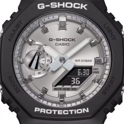 Montre homme andigitale casio g-shock silicone noir ga-2100sb-1aer - montres-homme - edora - 4