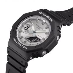 Montre homme andigitale casio g-shock silicone noir ga-2100sb-1aer - montres-homme - edora - 5