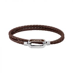 Bracelet homme Lacoste 2040113S cuir marron