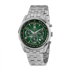  montre homme chronographe lip himalaya 40mm acier argenté 671711 - chronographes - edora - 0