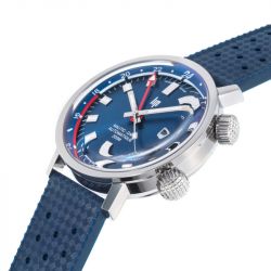 Montre homme automatique lip grande nautic ski gmt silicone bleu 671530 - automatiques - edora - 2