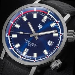 Montre homme automatique lip grande nautic ski 41mm silicone noir 671521 - automatiques - edora - 1