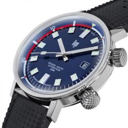 Montre homme automatique lip grande nautic ski 41mm silicone noir 671521 - automatiques - edora - 2