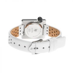 Montre femme lip 2000 mini square cuir blanc 671193 - montres-femme - edora - 3