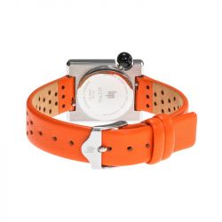 Montre femme lip 2000 mini square cuir orange 671192 - montres-femme - edora - 3