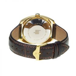 Montre homme lip gdg 35mm cuir marron 671022 - imports - edora - 3