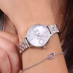 Montre femme liu jo couple plus acier argenté tlj2036 - montres-femme - edora - 1