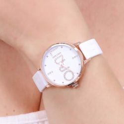 Montre femme liu jo couple fresh  silicone blanc tlj2171 - montres-femme - edora - 1