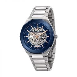 Montre homme automatique maserati stile acier argenté r8823142004 - automatiques - edora - 0