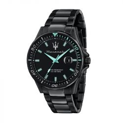 Montre homme maserati aqua edit acier noir r8853144001 - montres-homme - edora - 0