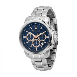 Montre homme chronographe maserati successo acier argenté r8873621037 - montres-homme - edora - 0