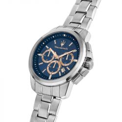 Montre homme chronographe maserati successo acier argenté r8873621037 - montres-homme - edora - 1