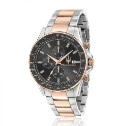 Montre homme chronographe maserati sfida acier bicolore r8873640014 - montres-homme - edora - 0