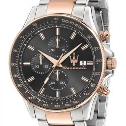 Montre homme chronographe maserati sfida acier bicolore r8873640014 - montres-homme - edora - 1