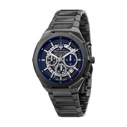 Montre homme chronographe maserati stile acier noir r8873642012 - montres-homme - edora - 0