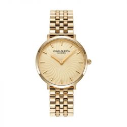 Montre femme olivia burton radiant sun cuir doré 24000140  - montres-femme - edora - 0