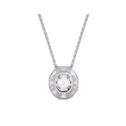 Collier femme swarovski  mesmera métal argenté et cristaux 5669915 - colliers-femme - edora - 0