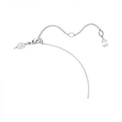 Collier femme swarovski hyperbola métal argenté et zircones 5679434 - colliers-femme - edora - 2