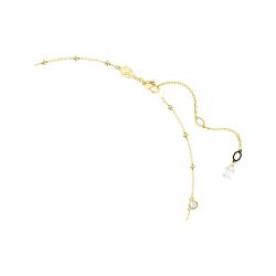 Collier femme swarovski imber métal doré et cristaux 5680090 - colliers-femme - edora - 2