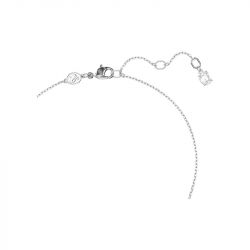 Collier femme coeur swarovski idyllia métal argenté et zircones 5680403 - colliers-femme - edora - 2