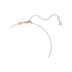 Collier femme swarovski sublima métal doré rose et cirstaux 5683443 - colliers-femme - edora - 2