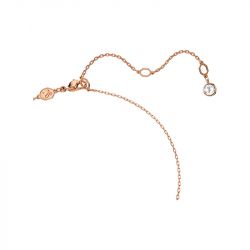 Collier femme infini swarovski hyperbola métal doré rose et cristaux 5684084 - colliers-femme - edora - 1