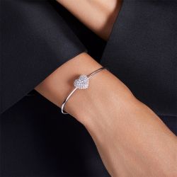 Bracelets femme: bracelet argent, or, bracelet georgette, jonc (3) - joncs - edora - 2