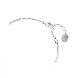 Bracelet femme jonc coeur swarovski idyllia métal argenté et cristaux 5684385 - joncs - edora - 2