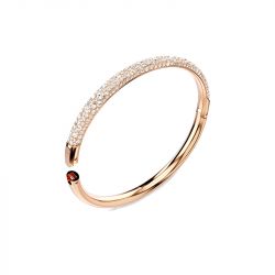 Bracelet femme jonc swarovski sublima métal doré et cristaux 5688610 - joncs - edora - 2