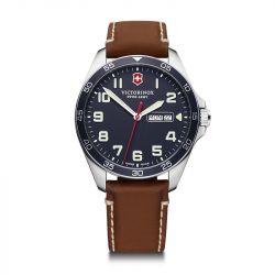 Montre homme victorinox fieldforce cuir marron 241848 - montres-homme - edora - 0