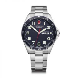 Montre homme victorinox fieldforce acier argenté 241851 - montres-homme - edora - 0