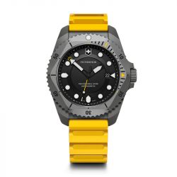 Montre homme antimagnétique victorinox dive pro quartz silicone jaune 241992 - montres-homme - edora - 0