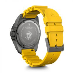 Montre homme antimagnétique victorinox dive pro quartz silicone jaune 241992 - montres-homme - edora - 3