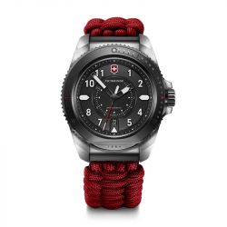 Montre homme antimagnétique victorinox journey 1884 limited  edition paracorde tissé rouge 242016.1 - montres-homme - edora - 0