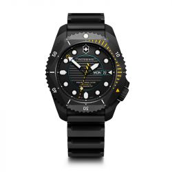 Montre homme automatique antimagnétique victorinox dive pro quartz silicone jaune 241997 - montres-homme - edora - 0