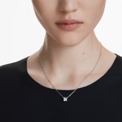 Collier femme swarovski stilla métal rhodié et oxydes 5701903 - colliers-femme - edora - 1