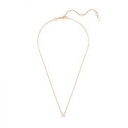 Collier femme swarovski stilla métal plaqué doré rose et oxydes 5701904 - colliers-femme - edora - 2