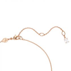 Collier femme swarovski stilla métal plaqué doré rose et oxydes 5701904 - colliers-femme - edora - 3