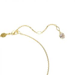 Collier femme swarovski symbolica métal doré et cristaux 5692178 - colliers-femme - edora - 3