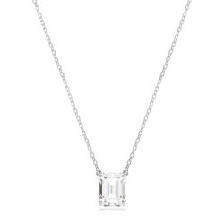 Collier femme swarovski stilla métal rhodié et oxydes 5693405 - colliers-femme - edora - 0