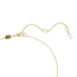 Collier femme swarovski stilla métal doré et oxydes 5693153 - colliers-femme - edora - 2